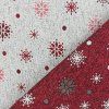 D Vločky s červeným lurexem 2