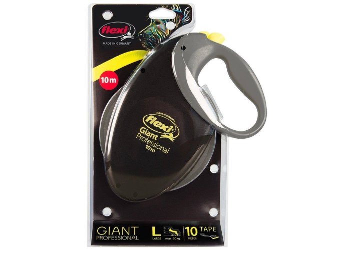 cze pl Voditko FLEXI Giant L 10m pro velke silne psy do 50 kg cerny 14244 1