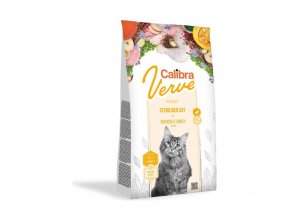 Calibra Cat Verve GF Sterilised Chicken & Turkey 3,5 kg PRO KASTROVANÉ KOČKY