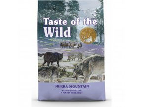 Taste of the Wild Sierra Mountain Canine 12,2 kg vhodné pro alergické psy s jehněčím masem