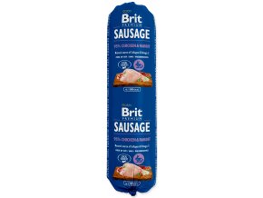 Brit Sausage Chicken & Rabbit 800 g salám pro psy