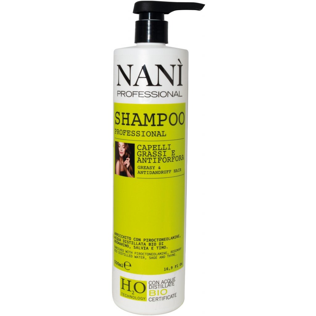 Šampon Naní pro mastné vlasy a proti lupům 100400