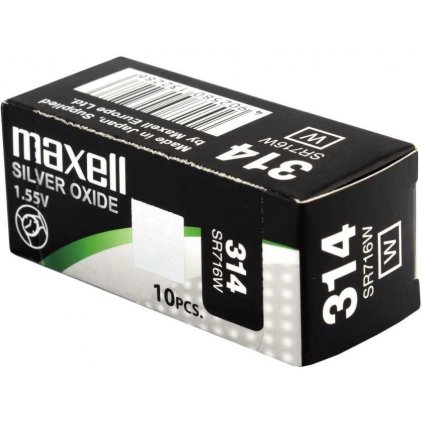 Knoflíkové baterie Maxell 314 | SR716W 1ks 4902580132286