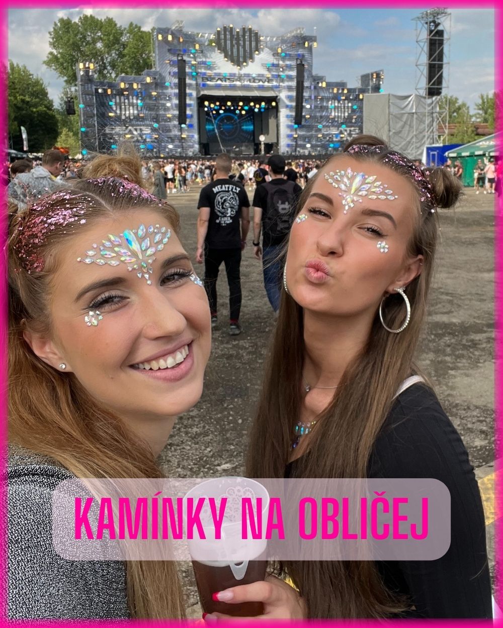 Nalepovací kamínky na obličej