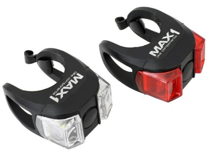 blikačky na kolo MAX1 sada černé CROPP 2LED
