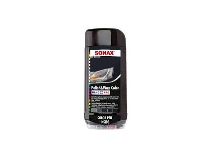 SONAX Polish & Wax Color NANO-PRO  čierna 500ml