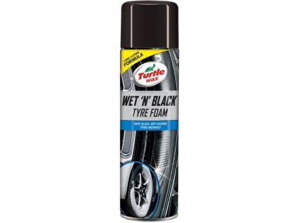 Turtle Wax Wet´n Black Tyre Foam 500ml Aerosol – pena na pneumatiky