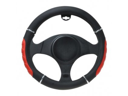 Automax Poťah volantu čierno-červený