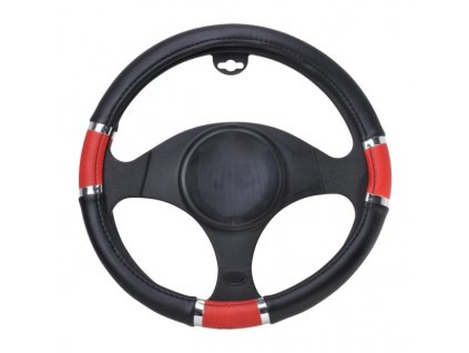 Automax Poťah volantu čierno-červený