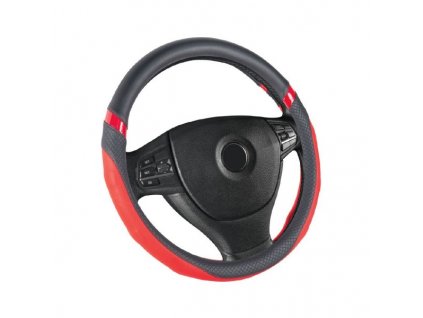 Automax Poťah volantu čierno-červený 37-39cm