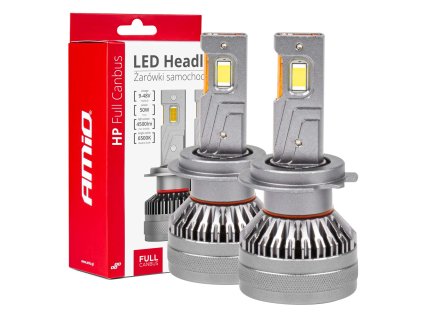 AMiO LED žiarovky hlavného svietenia H7 HP séria Full Canbus