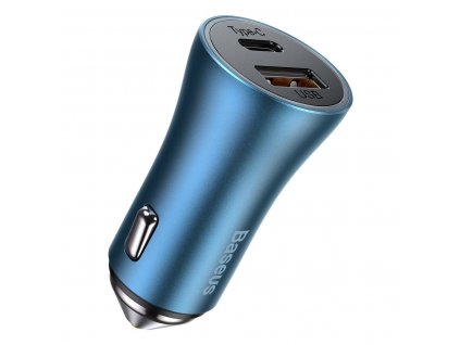 AMiO Nabíjačka do auta BASEUS Golden Contactor Pro, USB + USB-C, QC4.0 +, PD, SCP, 40W