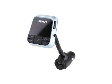 AMiO FM transmitter s funkciou nabíjania 2,4 A