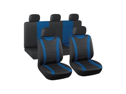 Automax Autopoťah 3ks čierny/modrý
