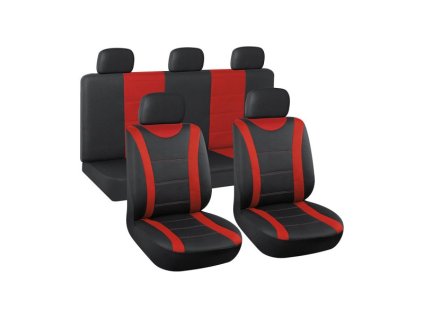 Automax Autopoťah 3ks čierny/červený