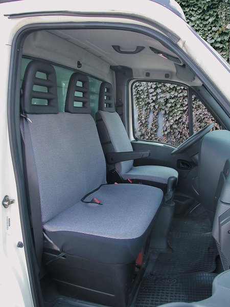 Walser autopoťah Como pre dodávku 1+2 sedadlo Farby: šedá