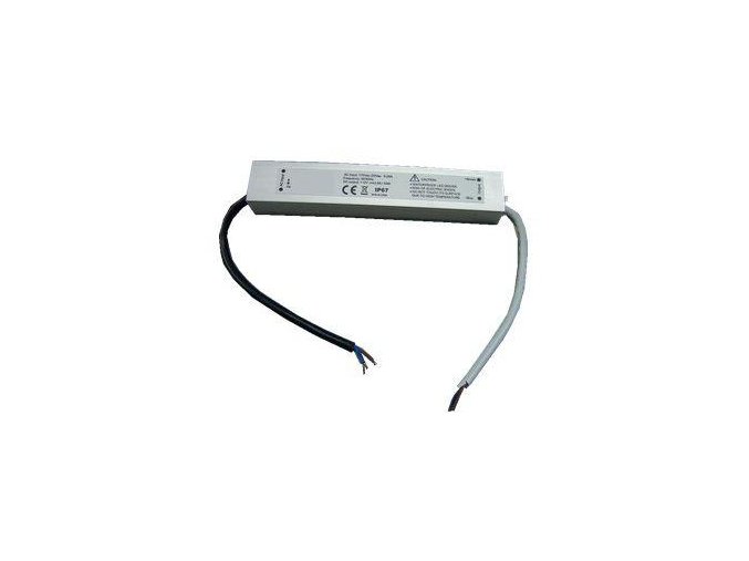 Napájecí zdroj 12V pro LED pásky 30W  12V DC  2.5A  externí - IP67