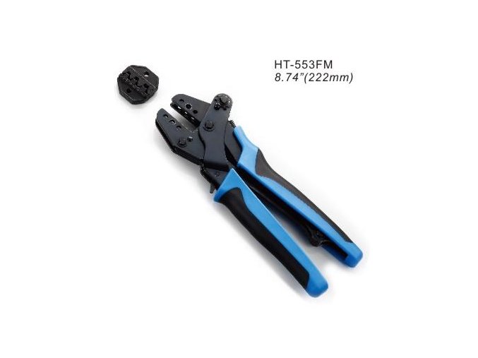 H-Tools HT-5535MC4 + 5S1 profesionální krimpovací klešte lisovací pro solární konektory MC3, MC4 - 0,5 - 6 mm²