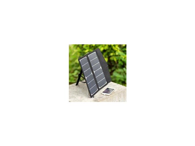 Fotovoltaický solární přenosný set 2x7W USB