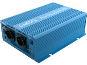 Carspa SK3000 12V/230V 3000W čistá sinus dálkové ovládání