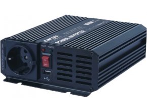 Měnič napětí Carspa CAR800U-122 12V/230V+USB 800W, modifikovaná sinus
