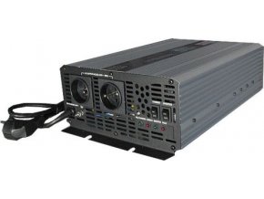 Měnič napětí Carspa CAR2KU-12 12V/230V+USB 2000W, modifikovaná sinus