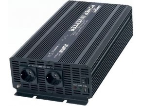 Měnič napětí Carspa CAR3KU-12 12V/230V+USB 3000W, modifikovaná sinus