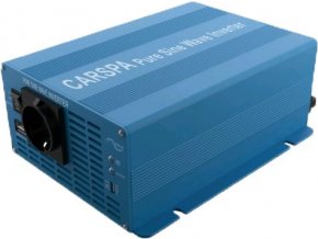 Měnič napětí Carspa SKD1000UR-242 24V/230V+USB 1000W, čistá sinus, dálkové ovládání, digitální dispej