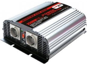 Měnič napětí Carspa MSD2500UR-242 24V/230V+USB 2500W, modifikovaná sinus, dálkové ovládání na kabelu