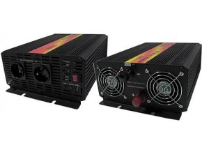 Měnič napětí Carspa CAR2KU-24 24V/230V+USB 2000W, modifikovaná sinus