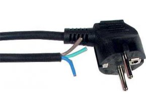 Přívodní flexošňůra s volným koncem 3x1mm 3m černá