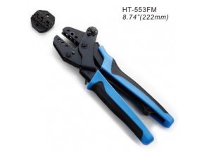H-Tools HT-5535MC4 + 5S1 profesionální krimpovací klešte lisovací pro solární konektory MC3, MC4 - 0,5 - 6 mm²