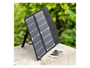 Fotovoltaický solární přenosný set 2x7W USB
