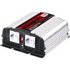 Měnič napětí Carspa MSD1200UR-242, 24V/230V+USB 1200W, modifikovaná sinus, dálkové ovládání na kabelu, digital display