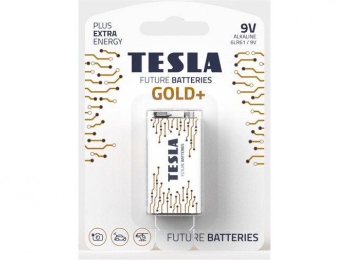 Tesla GOLD+ 9V 1ks
