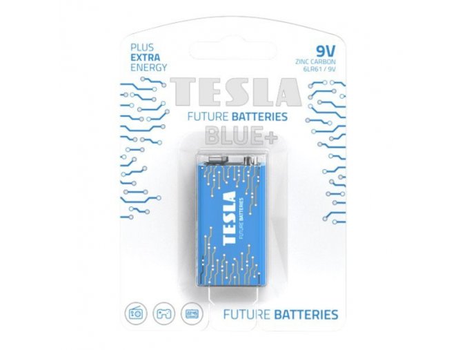 Baterie Tesla BLUE+ 9V 1ks