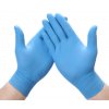 Jednorázové nitrilové vyšetřovací rukavice modré, síla 4g - 100ks, vel. M, L
