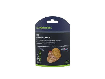 3795 dennerle nano catappa leaves 12listku