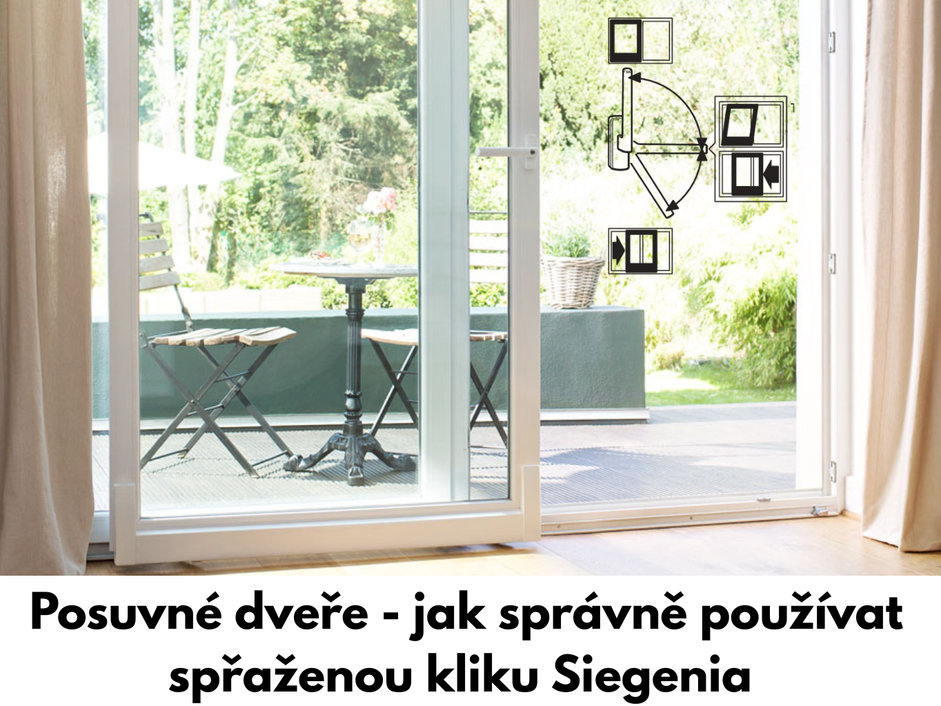 Jak správně ovládat posuvné dveře SIEGENIA PSK 200-Z se spřaženou klikou