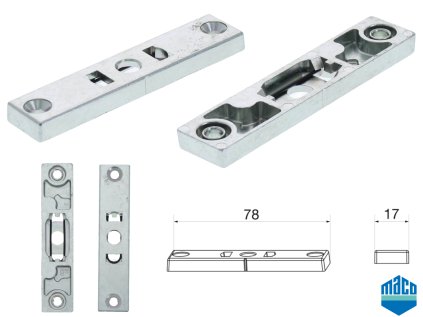 maco 10757 maco protikus omezovace s brzdou protikus pro plastove okno kovani maco