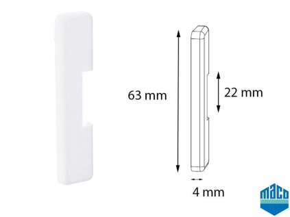 maco 41339 krytka stredniho pantu maco krytka pritlacneho pantu kovani maco kovani na plastova okna