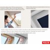 roleta velux stresni okna velux stribrna