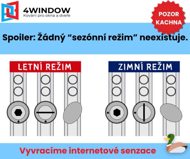 🔧 „Přepněte si okna do letního režimu za 5 minut!“ …říká internet. 👉 Realita ze servisu? Trochu jiná 😄 Ano, některá okna...