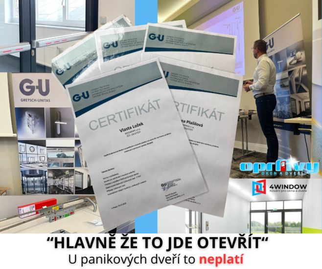 🚪 Panikové a nouzové dveře nejsou běžné dveře. A jejich servis taky ne. Jako firma jsme absolvovali odborné školení od...
