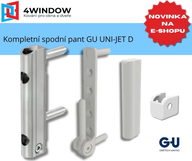 🔧 Novinka na e-shopu 4window.cz Hledáte náhradní díl pro kování GU UNI-JET D? Nově u nás najdete kompletní spodní pant GU...