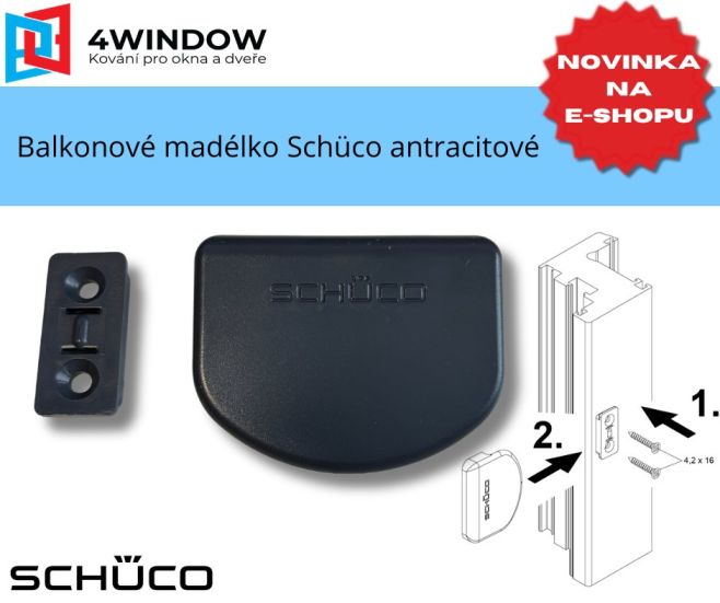 🚨 NOVINKA NA E-SHOPU! 🚨 🖤 Balkonové madélko Schüco – antracitové Rozšiřujeme naši nabídku originálních náhradních dílů...