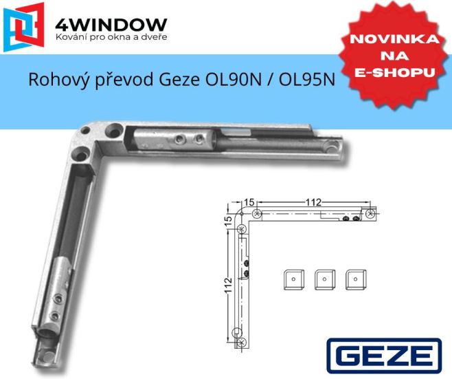 🔧 Novinka na našem e-shopu – Rohový převod GEZE OL 90 N / OL 95 Potřebujete opravit manuální ovládání nadsvětlíku? Nově u...