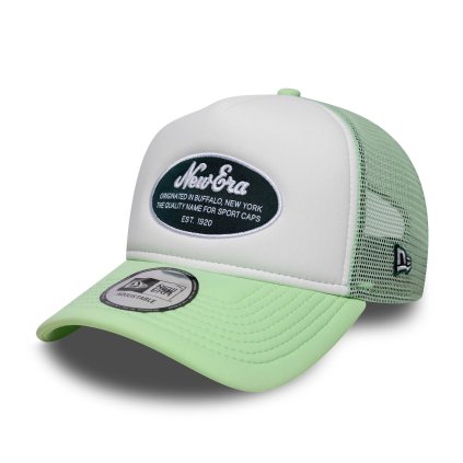 GREEN OVAL FOAM PATCH TRUCKER