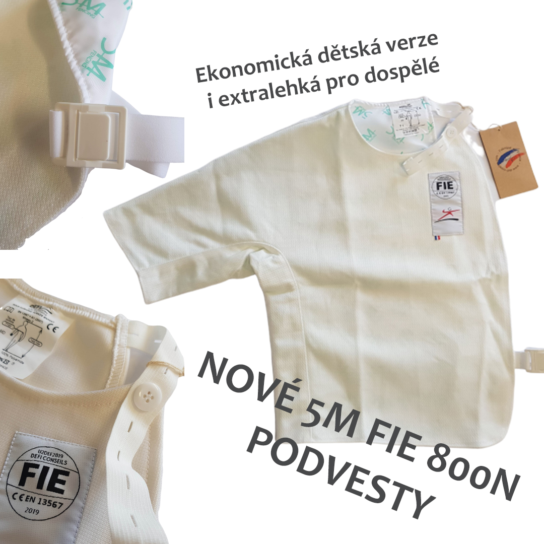 Nové 5M podvestičky s nejvyšší ceritfikací FIE800N