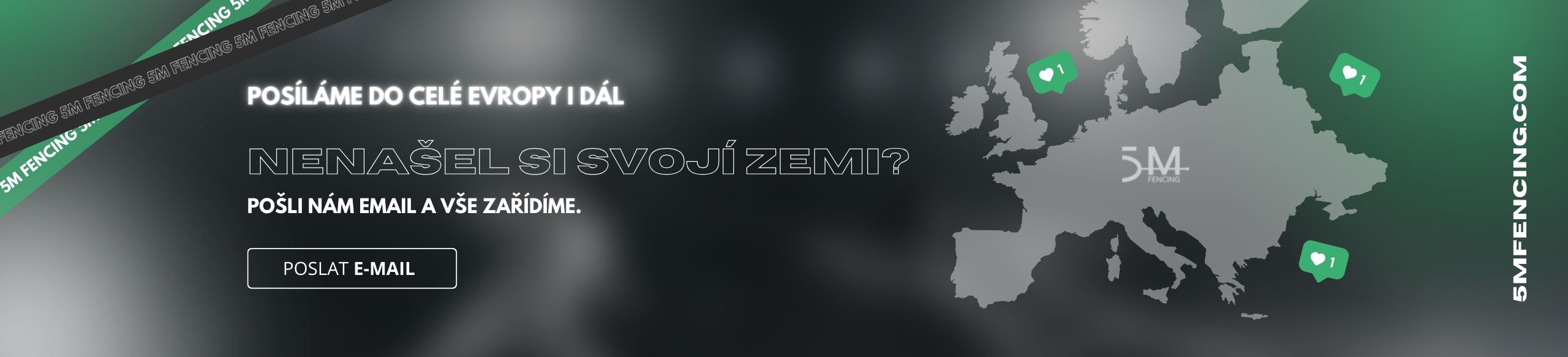Šermířský materiál posíláme po celé Evropě i dále